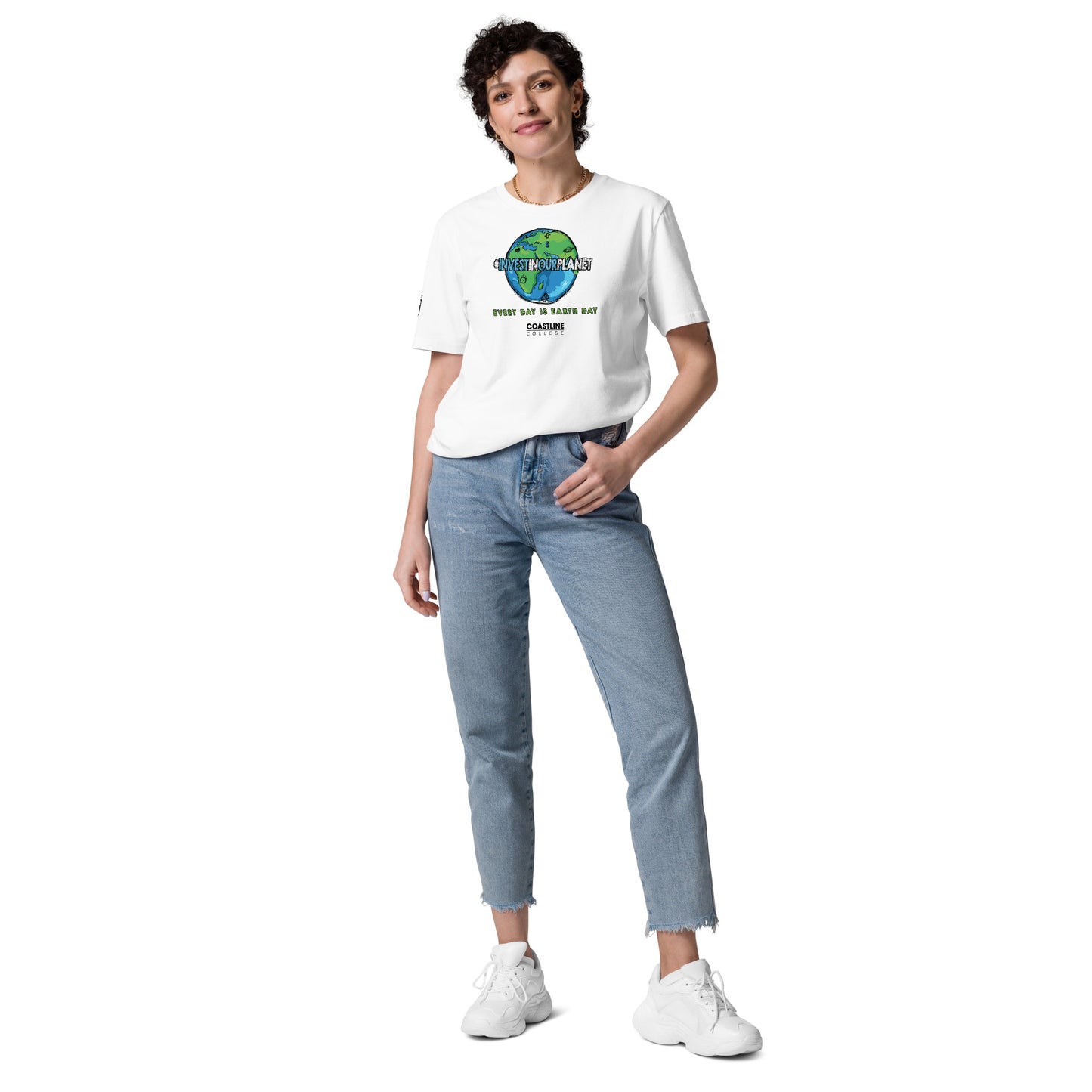 Coastline "Invest In Our Planet" Unisex organic cotton t-shirt (Light Colors)