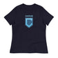 Shield Logo Women's Relaxed T-Shirt - Dark Colors